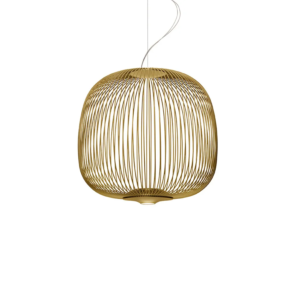 Spokes 2 Midi MyLight pendel, guld, dimbar Foscarini