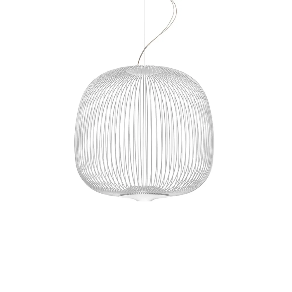 Spokes 2 Midi pendel, vit, dimbar Foscarini