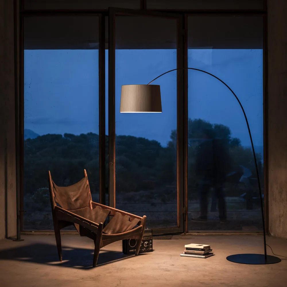 Twiggy Elle Wood MyLight golvlampa, svart Foscarini