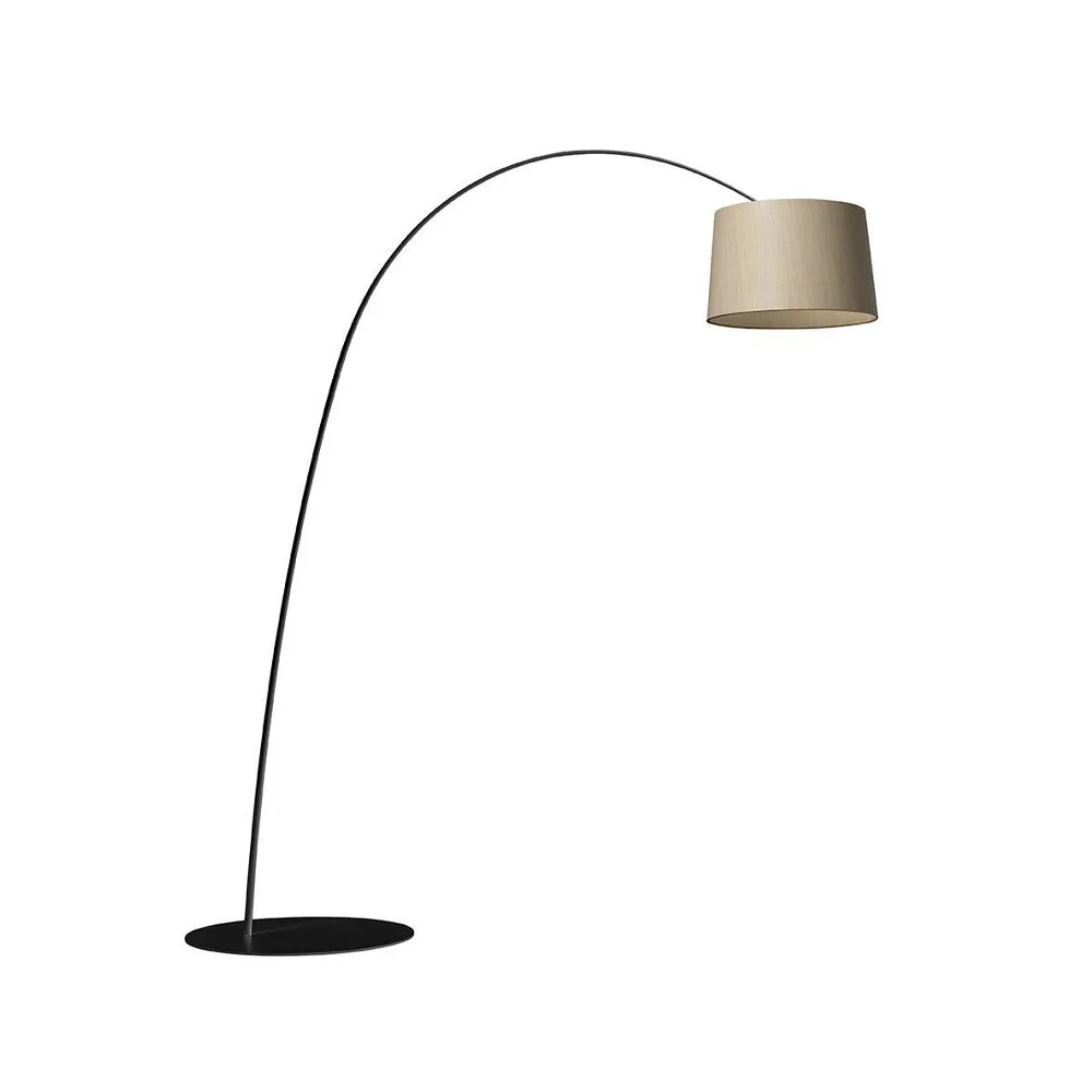 Twiggy Wood MyLight golvlampa, svart Foscarini