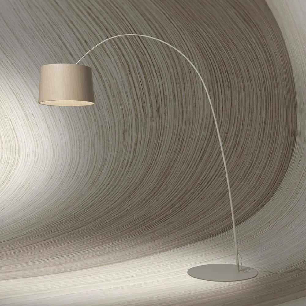 Twiggy Wood MyLight golvlampa, svart Foscarini