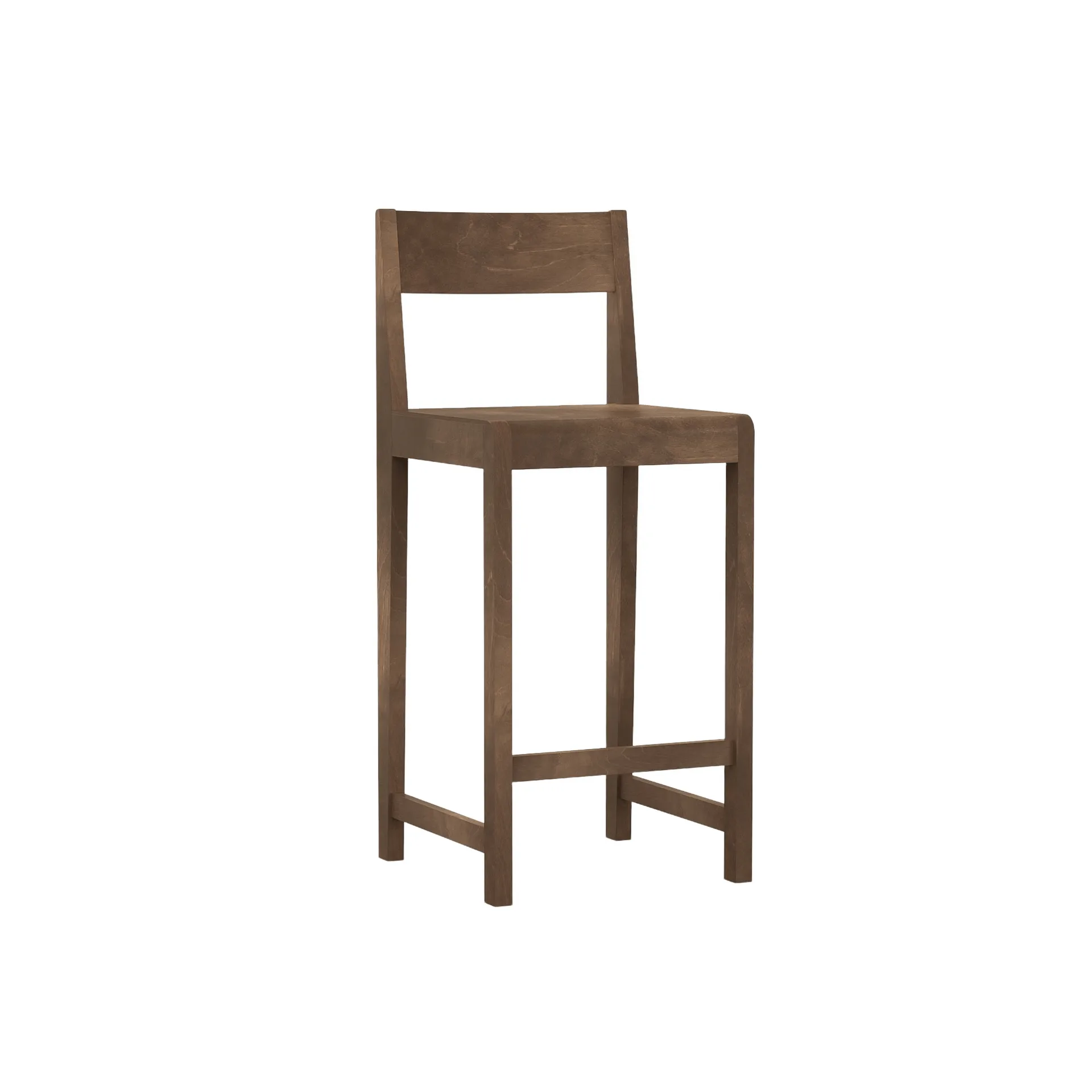 Bar Chair 01 barstol, Mörkbrun björk, 65 cm FRAMA
