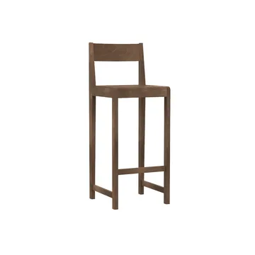 Bar Chair 01 barstol - Mörkbrun björk, 76 cm - FRAMA
