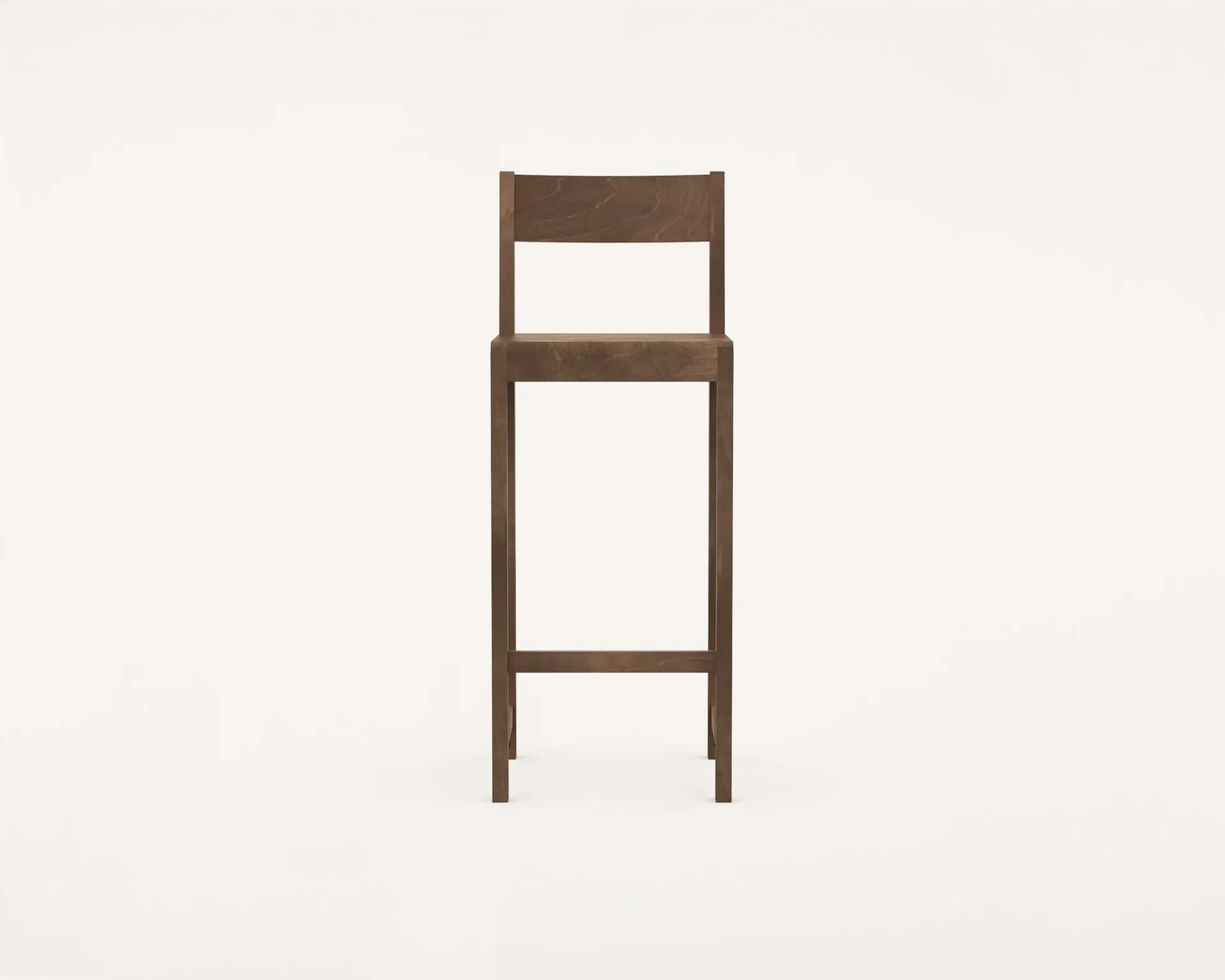 Bar Chair 01 barstol, Mörkbrun björk, 76 cm FRAMA