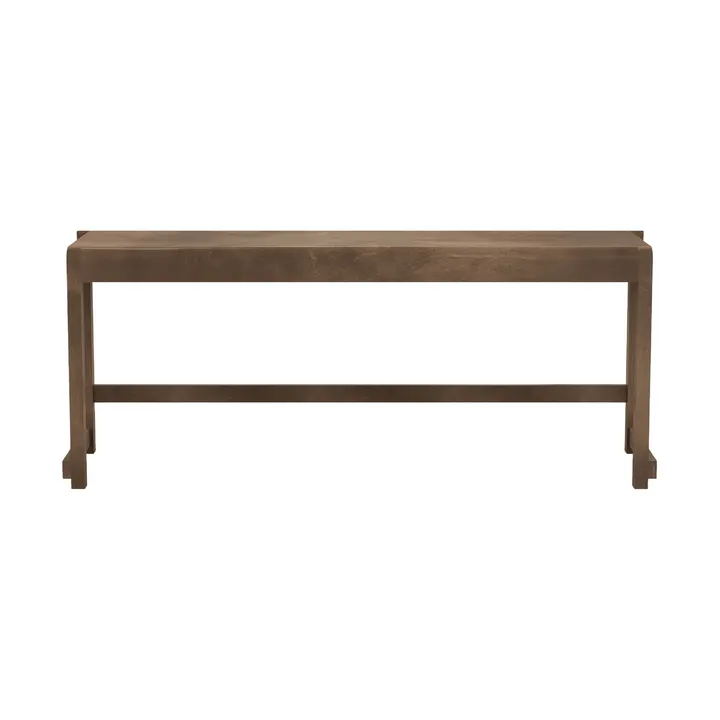 Bench 01 bänk - Mörkbrun björk, 114,6x37x46 cm - FRAMA