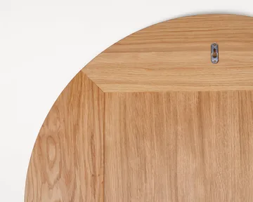 CM Circle spegel - Ek, large, Ø70 cm - FRAMA