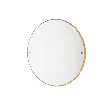 CM Circle spegel - Ek, medium, Ø60 cm - FRAMA