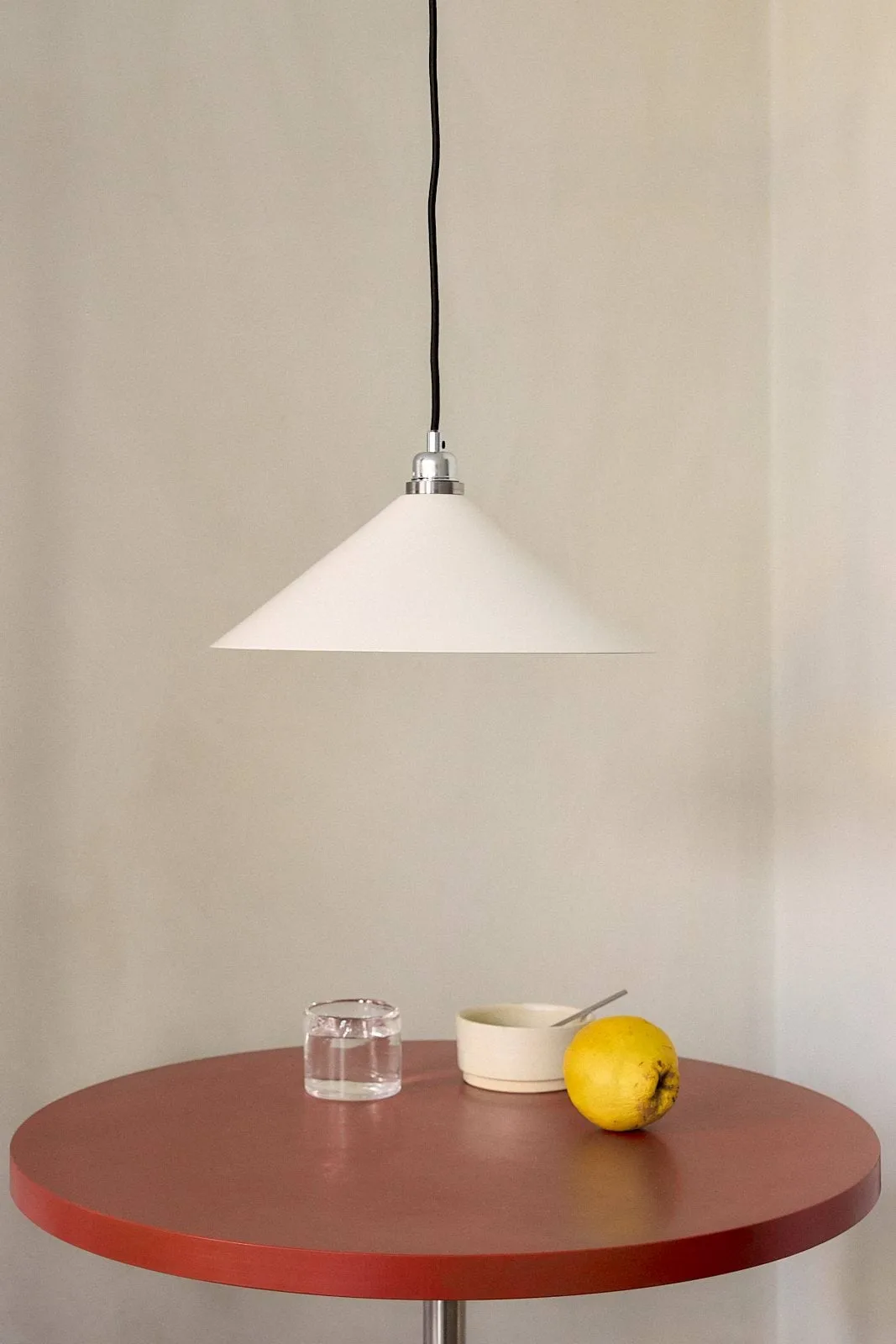 Cone Shade pendel, White, small, Ø25 cm FRAMA