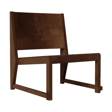 Easy Chair 01 loungestol - Mörkbrun björk - FRAMA