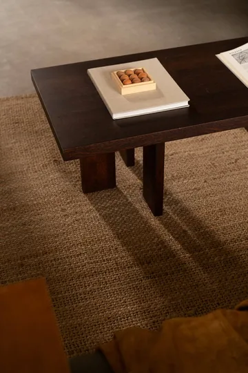 Farmhouse Rectangle soffbord - Mörk ek, 115x52x37 cm - FRAMA