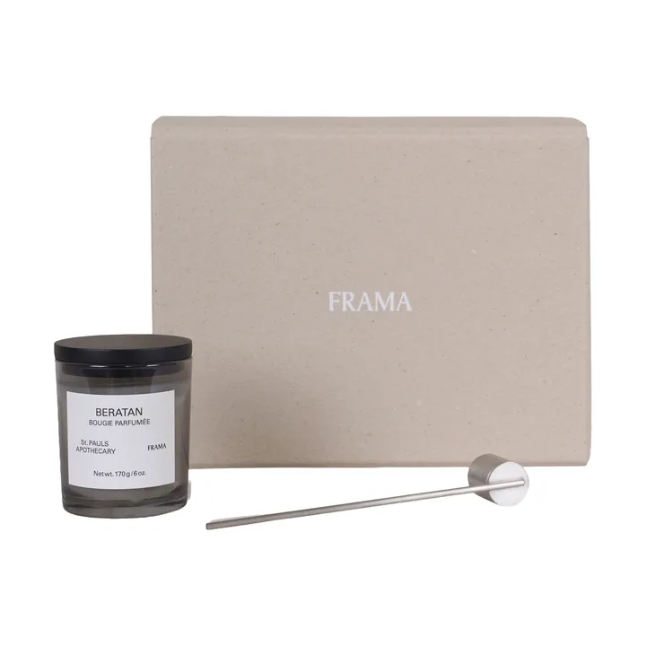 FRAMA gåvoset doftljus + ljussläckare - Beratan - FRAMA