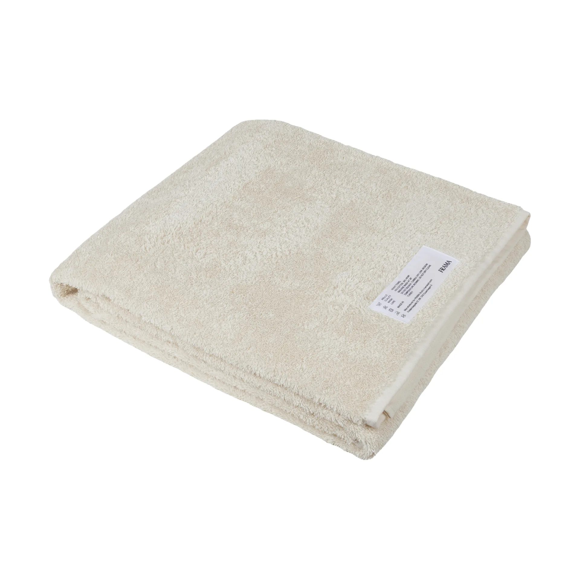 Heavy Towel badlakan 150x100 cm, Bone white (vit) FRAMA
