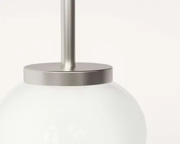 Ovoid Pendant Light Single pendel - Rostfritt stål, opalglas - FRAMA