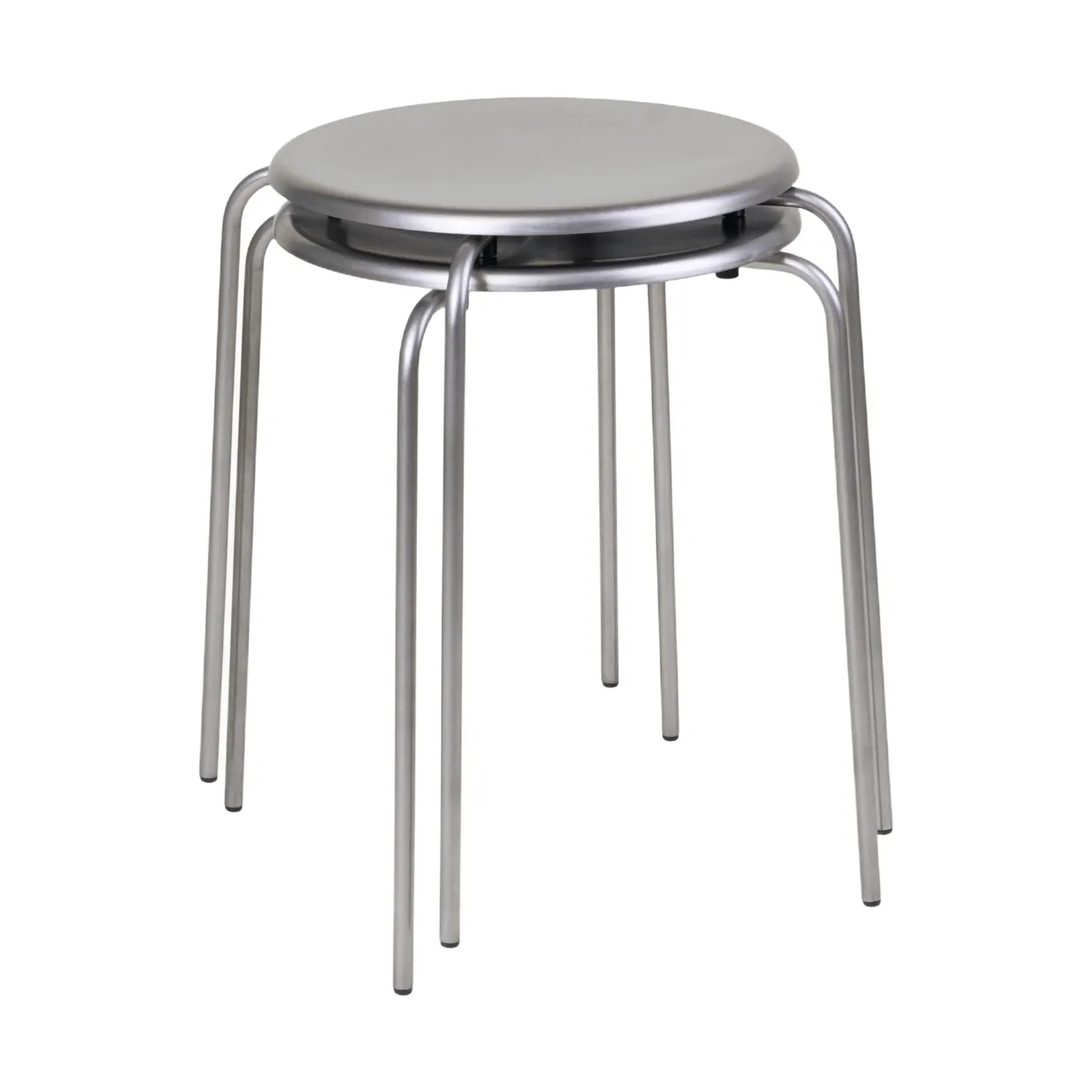 Petit Rond rund pall, Rostfritt stål FRAMA