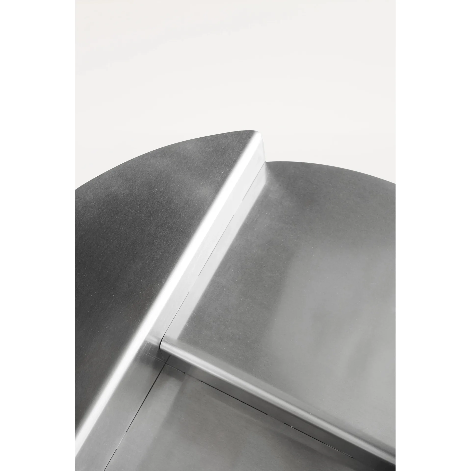 Rivet sidobord, Aluminium, Ø51,3x40 cm FRAMA
