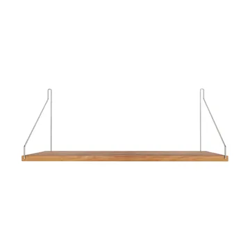 Single Shelf vägghylla - Ek-rostfritt stål, 60x27 cm - FRAMA