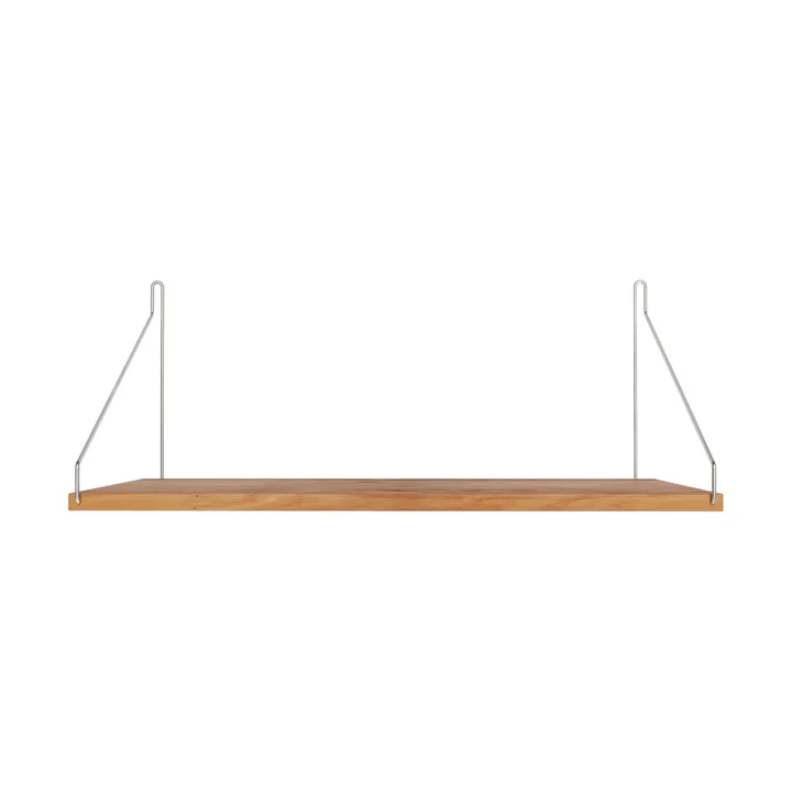 Single Shelf vägghylla - Ek-rostfritt stål, 60x27 cm - FRAMA