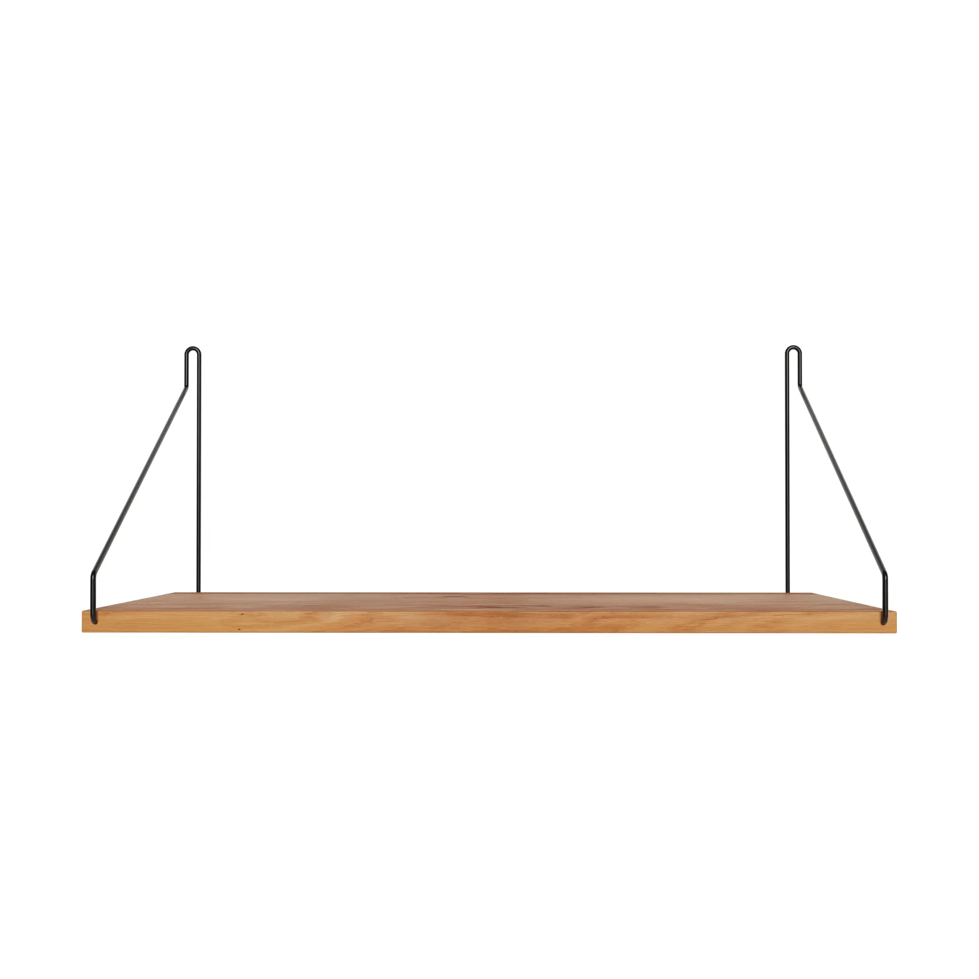 Single Shelf vägghylla, Ek-svart, 40x27 cm FRAMA