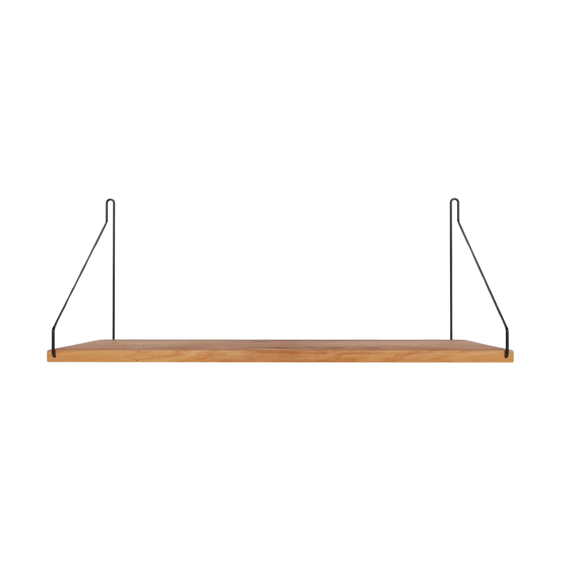 Single Shelf vägghylla, Ek-svart, 60x27 cm FRAMA
