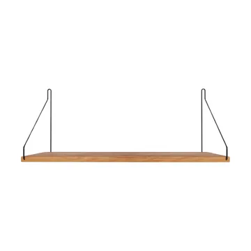 Single Shelf vägghylla - Ek-svart, 60x27 cm - FRAMA