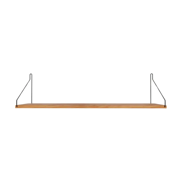 Single Shelf vägghylla - Ek-svart, 80x20 cm - FRAMA