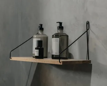 Single Shelf vägghylla - Ek-svart, 80x27 cm - FRAMA
