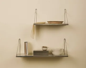 Single Shelf vägghylla - Rostfritt stål, 60x27 cm - FRAMA