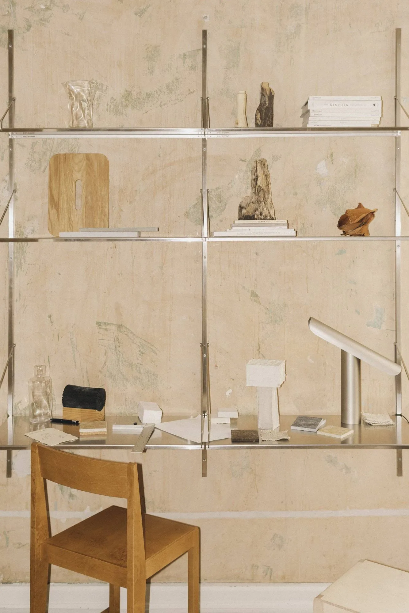 Single Shelf vägghylla, Rostfritt stål, 60x27 cm FRAMA