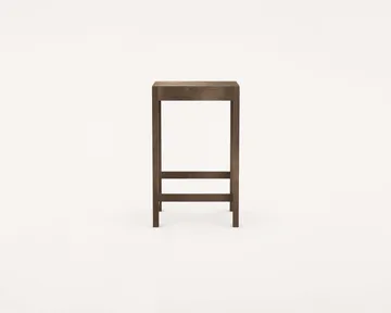 Stool 01 barpall - Mörkbrun björk, 65 cm - FRAMA