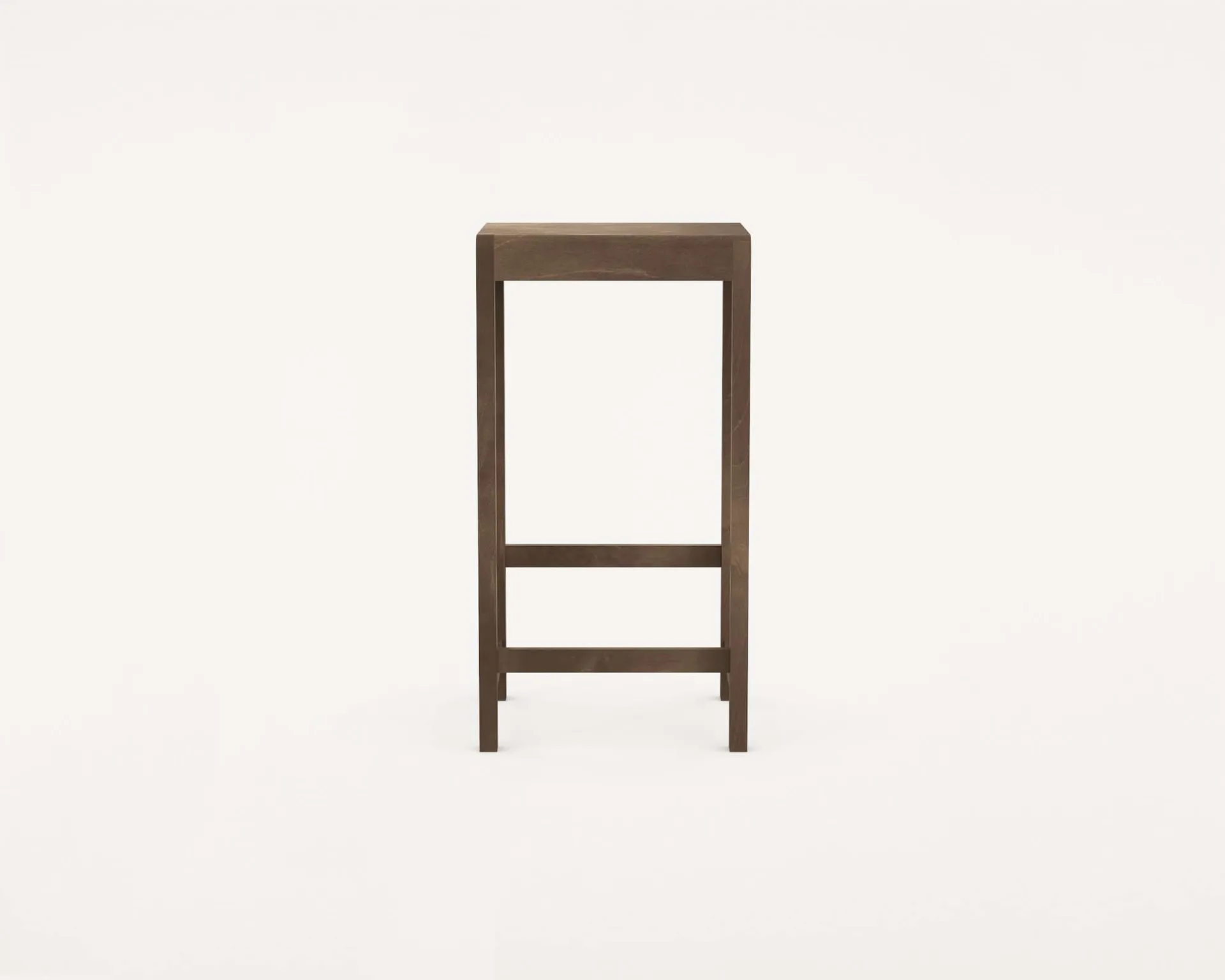 Stool 01 barpall, Mörkbrun björk, 76 cm FRAMA