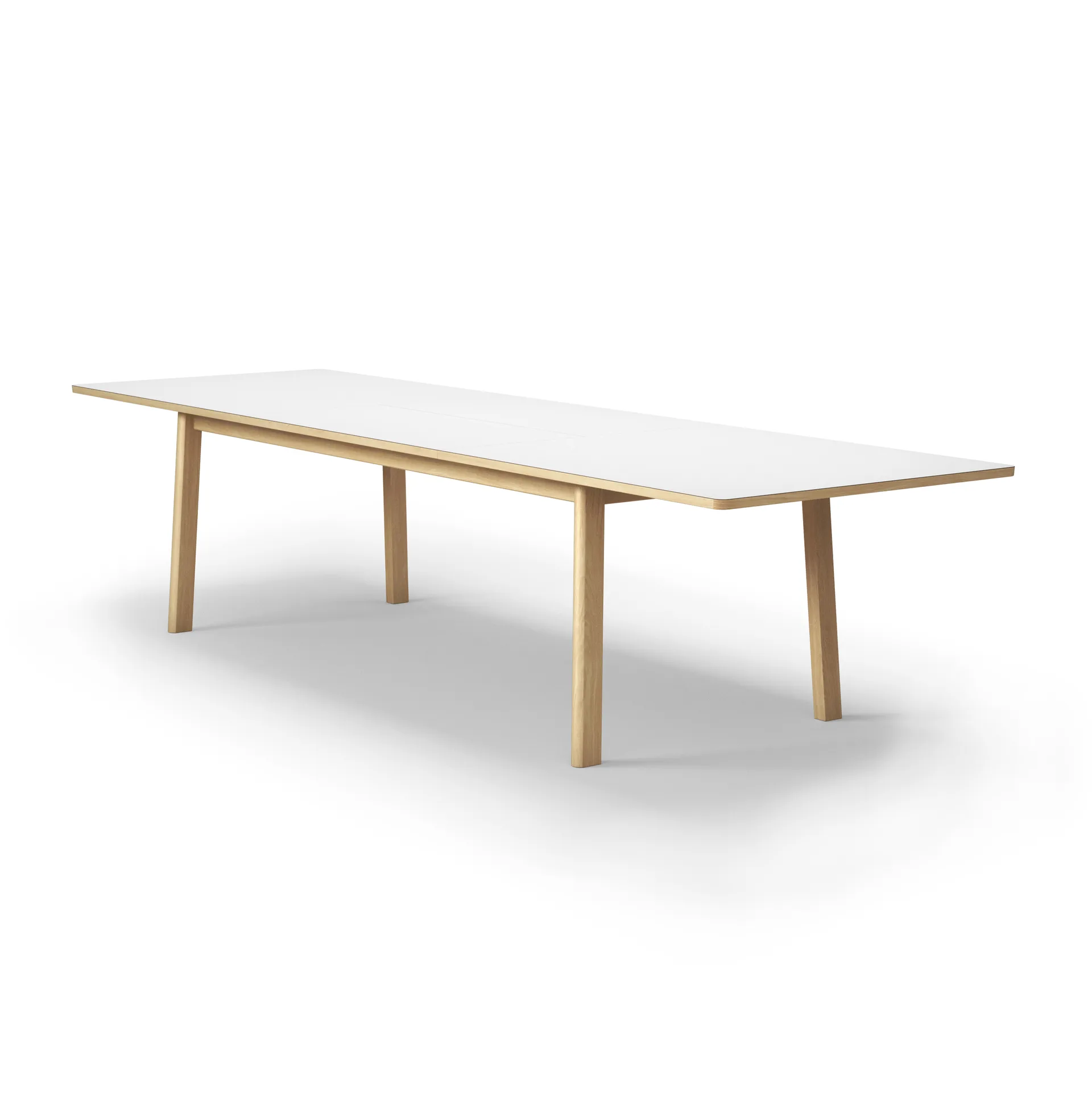 Ana matbord 220-320x95 cm, Nanolaminat vit-såpad ek Fredericia Furniture