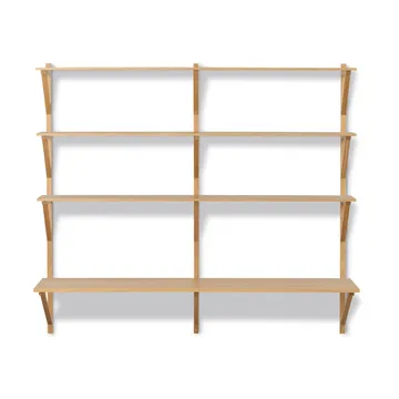 BM29 hylla med skrivbord 149x134 cm - Oak lacquer - Fredericia Furniture