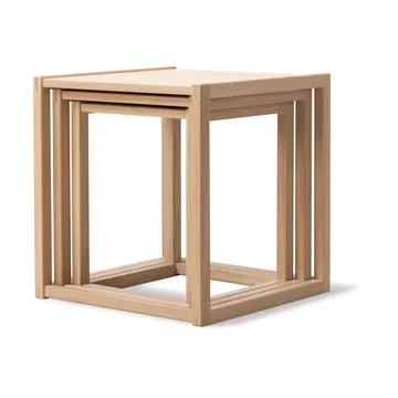 BM375 Nesting bord 3 delar - Ljus oljad ek - Fredericia Furniture