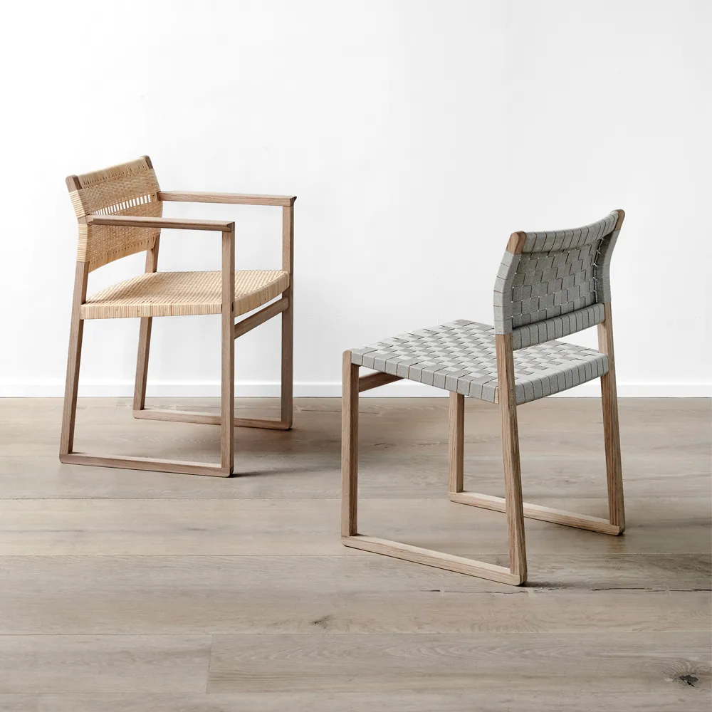 BM62 karmstol, Rotting-oljat ekstativ Fredericia Furniture