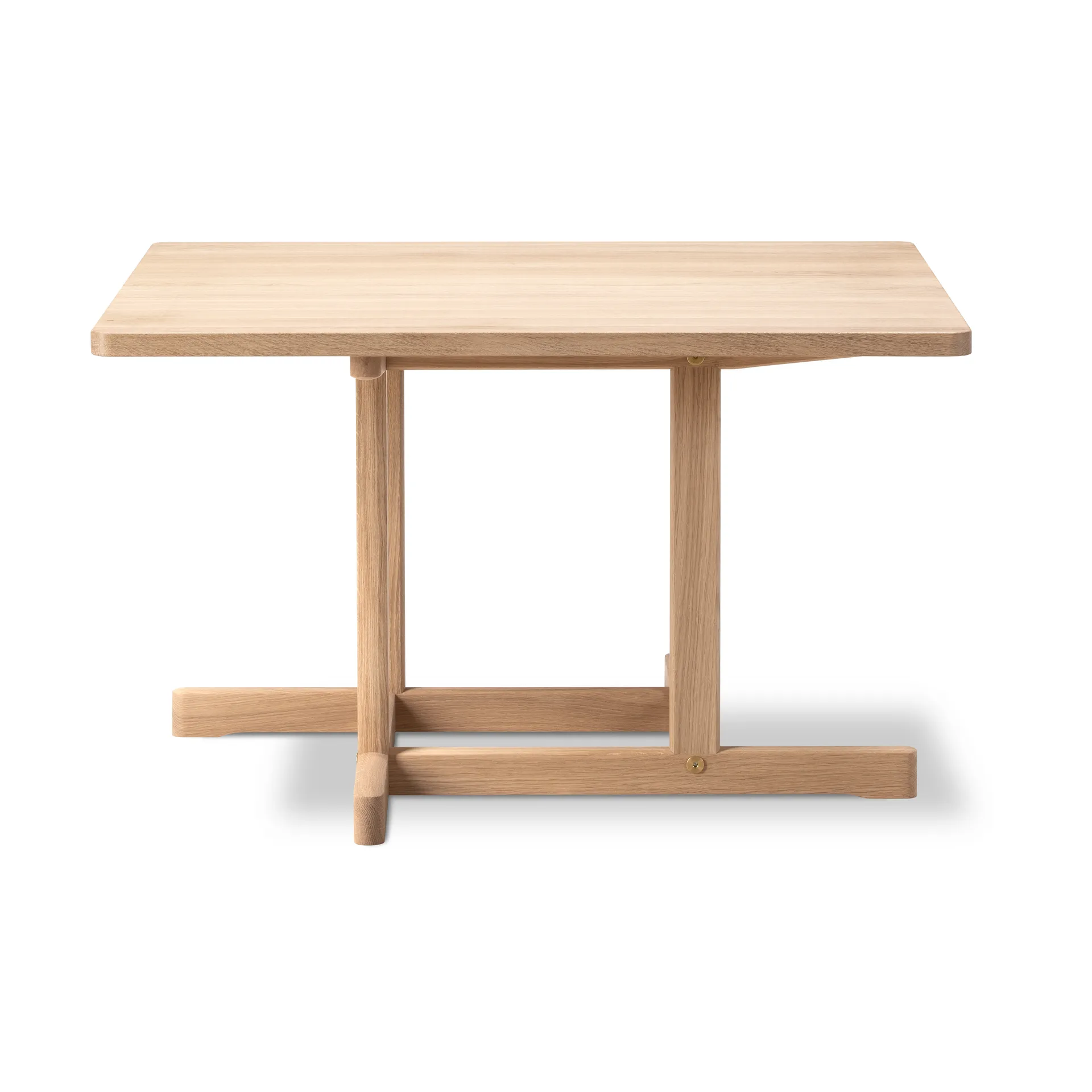 BM80 Mogensen Coffee Table 90x90 cm, Såpad ek Fredericia Furniture