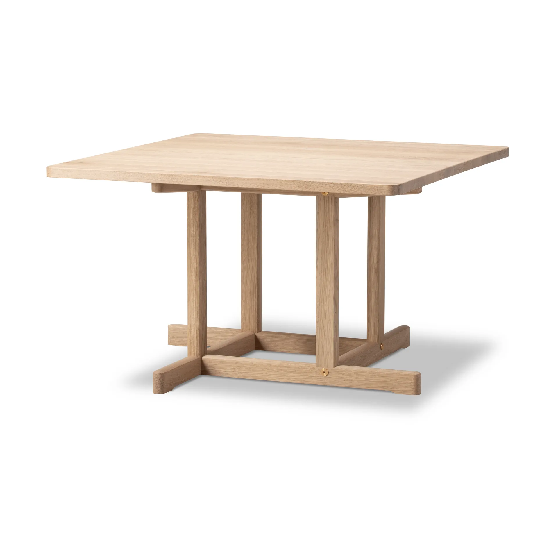 BM80 Mogensen Coffee Table 90x90 cm, Såpad ek Fredericia Furniture