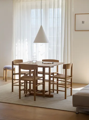 BM80 Mogensen Shaker Table bord 90x90 cm - Ljusoljad ek - Fredericia Furniture