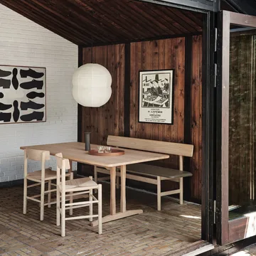 C18 Shaker Table matbord - Såpad ek, 220x90cm - Fredericia Furniture