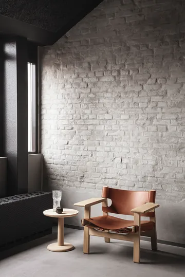 Den spanske stol fåtölj - Läder cognac-ljus oljad ek - Fredericia Furniture