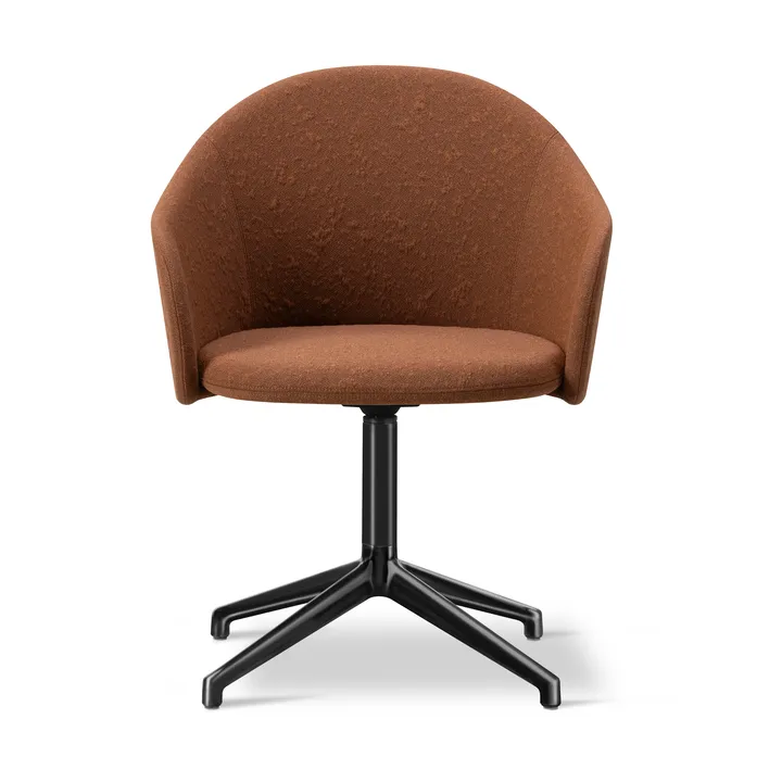 Gomo Armchair kontorsstol swivel base 4-star - Myr 362-black - Fredericia Furniture