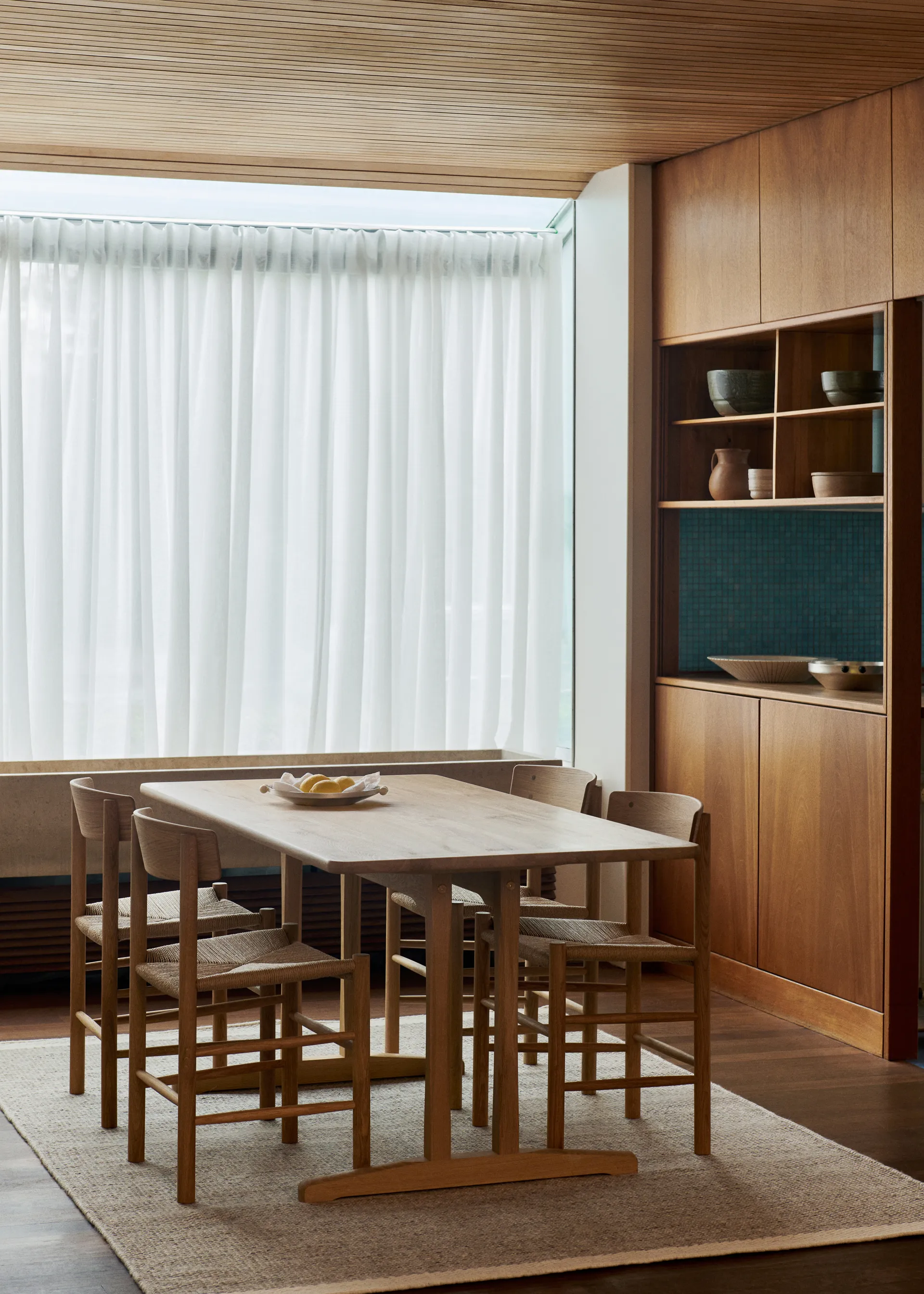 J39 stol, Oljad ek-flätad natur Fredericia Furniture