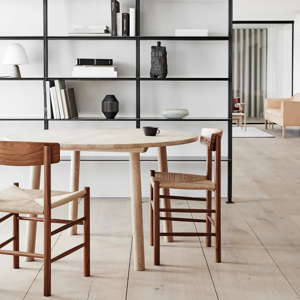 J39 stol, Oljad ek-flätad natur Fredericia Furniture