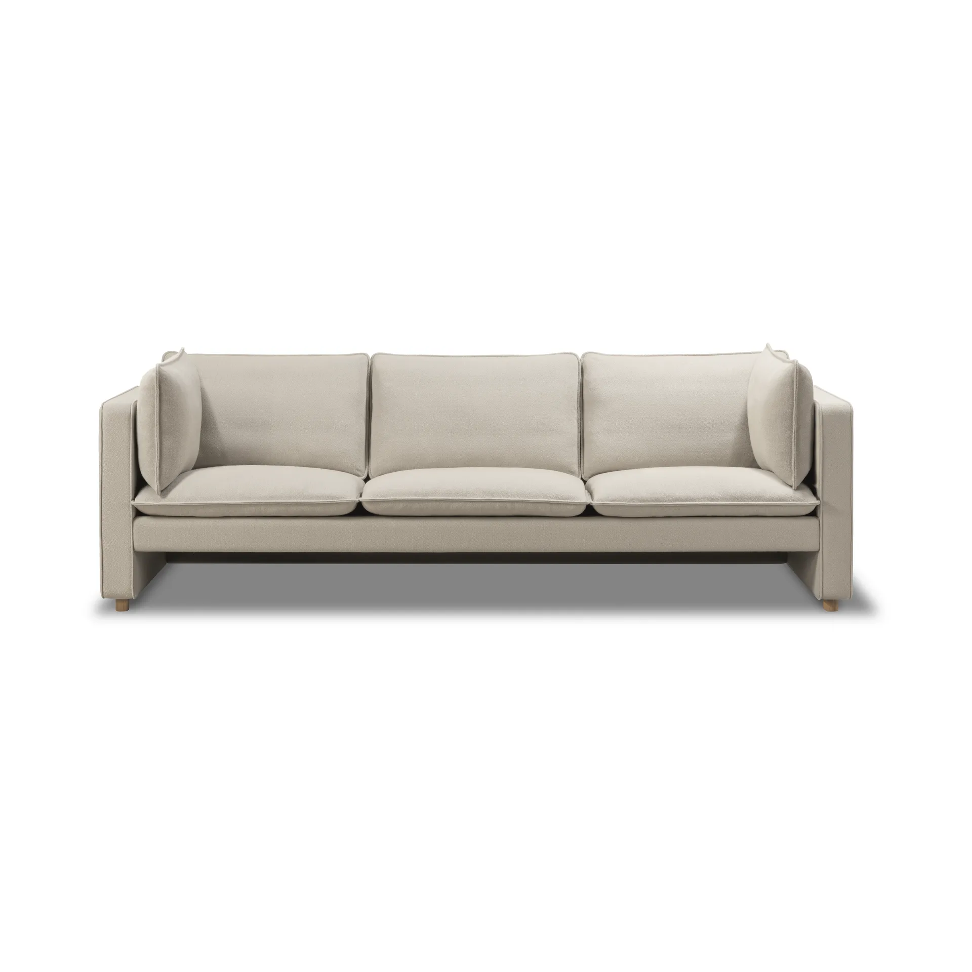 Jota soffa, Vidar 146-ljusoljad ek, 231 cm, 3-sits Fredericia Furniture