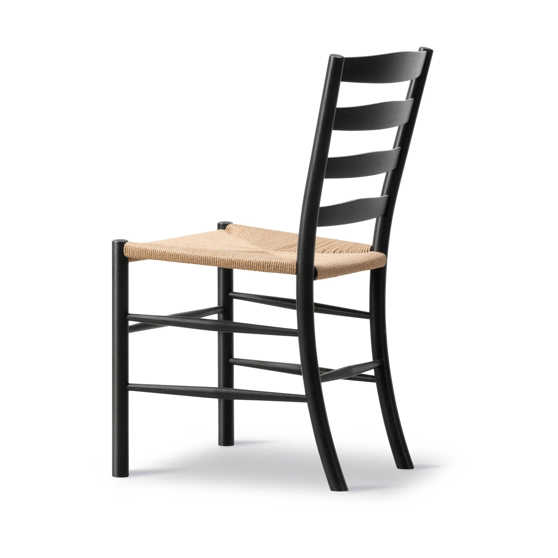 Klint stol, Naturflätad-svartlackerad ek Fredericia Furniture