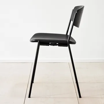 Lynderup 3081 stol - Läder omni 301-svart - Fredericia Furniture