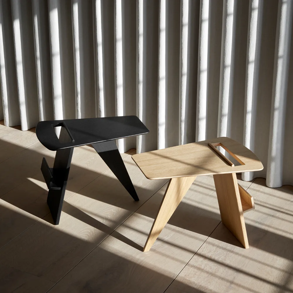 Magazine soffbord, Svartlackerad ek Fredericia Furniture