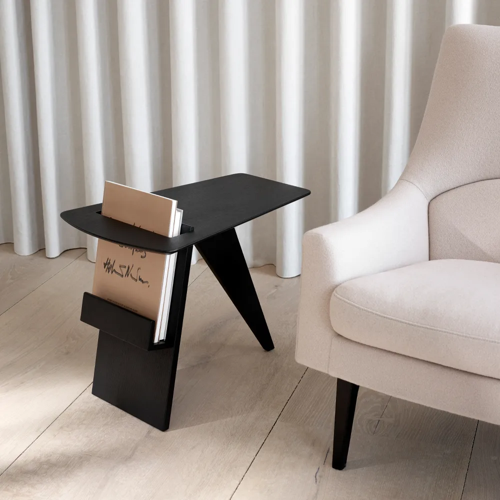 Magazine soffbord, Svartlackerad ek Fredericia Furniture