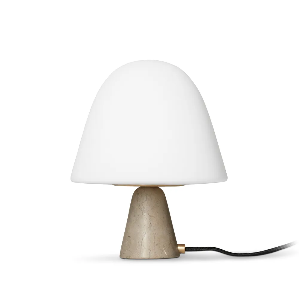 Meadow bordslampa, Opal- dark atlantico limestone Fredericia Furniture