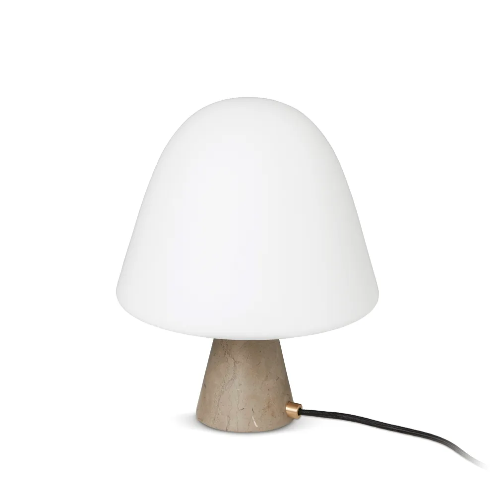 Meadow bordslampa, Opal- dark atlantico limestone Fredericia Furniture