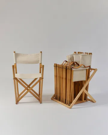 MK16 Folding Chair stol - Off white-oljad bok - Fredericia Furniture